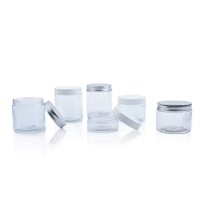 Clear Pet Jar 250ml,pet Plastic Jar with Lid,200ml Pet Jar