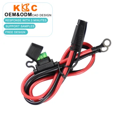 SAE 2-Pin to Ring Terminal Wiring Harness for Battery Tender NOCO Genius Schumacher Power Cord