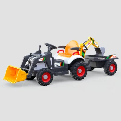 2024 Ride on Tractor Cars Toy Child Electric Sand Excavator Kids Electric Excavator Kids Electric Excavator for Children