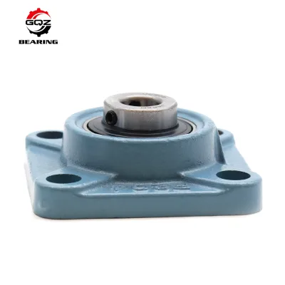 UKF211+H2311 Square Flange Bearing Unit 50mm Four Bolt Flanged Taper Bore Insert Bearing With H2311 Adapter Sleeve