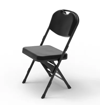 MEGADO MY-530B Sports Modern Gym Portable Team Chair Interlocked VIP Cushioned Steel Folding Chairs LOGO School X-Frame