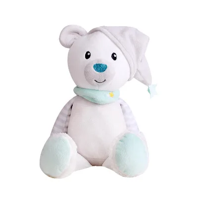 White Noise Maker Sleep Aid Machine Plush White Noise Machine Night Light Sound Machine Sleep Enhancement Sound Machine