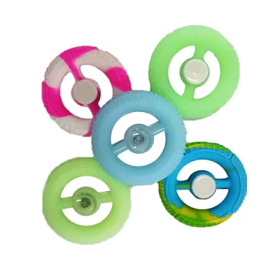 Beejay BJ9249 Decompression Silicone Spinner Ball Toy Finger Hand Grip Snapper Stress Reliever Toys Hobbies Kids Fidget