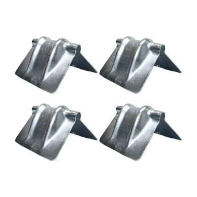 4.5"*6.25" Flatbed Truck Cargo Four Steel Load  V Board Corner Edge Protectors V Board Trailer Corner Protector