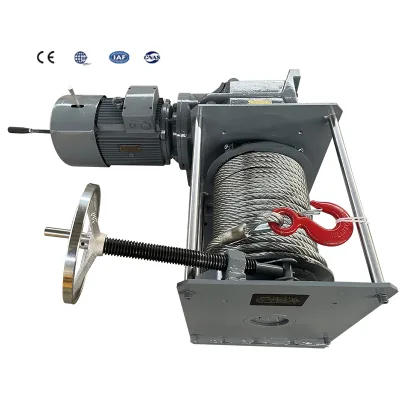 Marine Electric Integrated WinchEuropean Deck with Electromagnetic BrakeMute and Efficient Industrial Winch