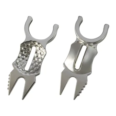 OEM Custom Multi Function Metal Zinc Alloy Divot Repair Tool with Ball Marker