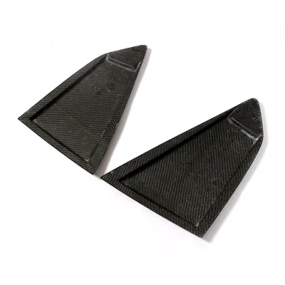 Dry Carbon Fiber Side Window Louver Vents for Chevy Camaro ZL1 RS SS Coupe 2-Door 16-19