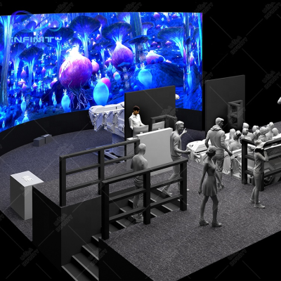 Naked 3D Cinema Simulator Theater System Rail Track 4k Cinema Flying Machine 5D 7D Roller Coaster Amusement Game Equipment