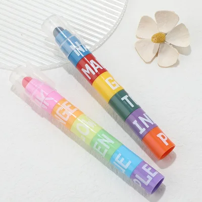 Building Block Style Fluorescent Highlighter Marker Pen Popular Highlighter Pens for Office & School Stationery