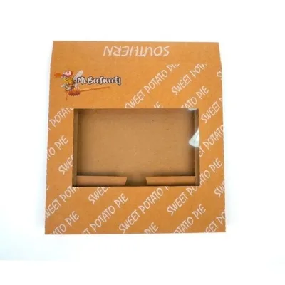 Custom Eco-friendly Cardboard High Quality Cookie Boxes With PVC Window for Snacking Cake Packaging Box