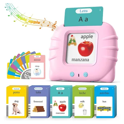 Talking Flash Cards 224 Words Tod Toddler Toys Old Boys Girls Autism Sensory Toys for Autistic Children Learning Montessori Toys