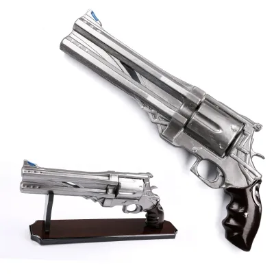 DMC Devil May Cry 5 Fiberglass Cosplay Prop Nero Blue Rose Gun Model