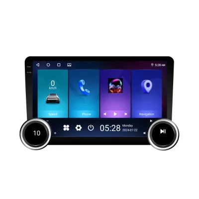 4 Core 10.1 Inch  Android Multimedia for Car Support Car Play Android Auto Car Screen Dual Knob