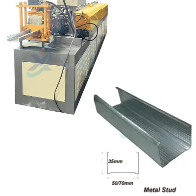 XJJ Customize Ceiling Making Machine Profiles Drywall CD And U D Machine Gypsum Board Profile Forming Machine