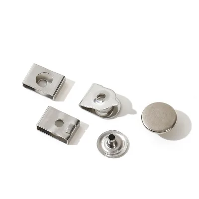 Manufacturers' Stock Supply Four-Piece Garment Hooks Women's Trunk Skirt Fastener Copper Iron Stainless Steel Adjusted Buckles