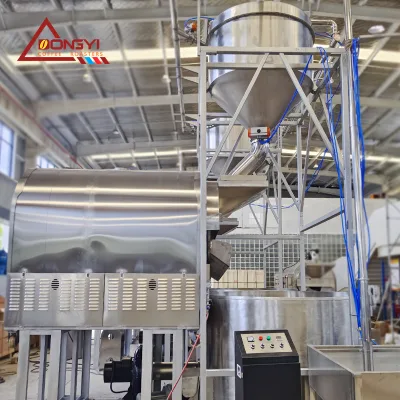 PLC Touch Screen 400kg 300kg New Technology Fully Automatic Chickbeans Corn Roaster Pistachio Sesame Cashew Nut Roasting Machine