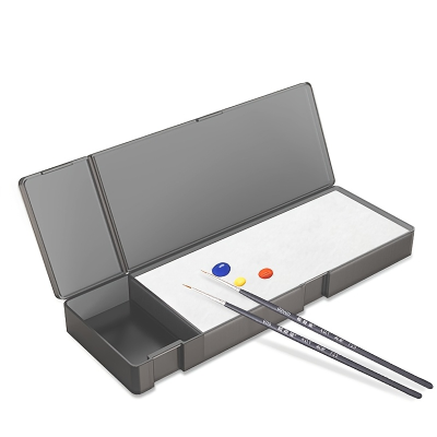 Bview Art Wet Palette Model Compact Colour Palette with Lid Painting Supplies Model Colouring Wet Shell Pack Palette