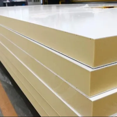 Wholesale Skin Material FRP Core Material PU Foam Sandwich Wall Panels for Refrigerated Warehouse