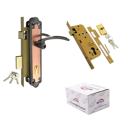 Factory Wholesale High Quality Wooden Door Key Handle Lever Lock and Exterior Interior Door Aluminium Lock Set Mortise Locks