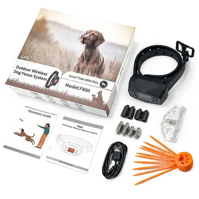 IPetDog 999 Yard Control Range Waterproof Wireless Dog Fence Pet Containment System Harmless GPS Training & Behavior Product