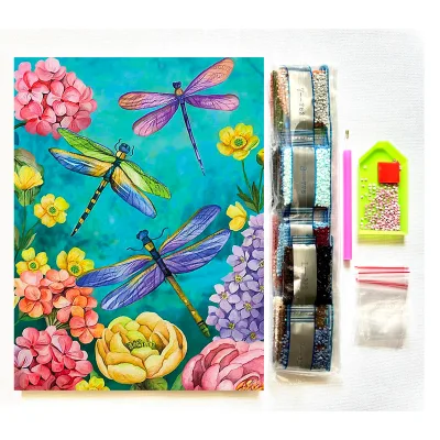 Manufacture Dragonfly Diamond Painting Kits for Adults Kids DIY Diamond Art Home Wall Decor