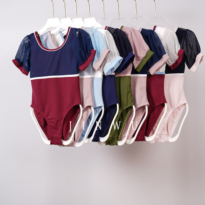 Jindance Professional Factory Good Price Hot Sales Short Sleeves Dance Trainingwear for Girls