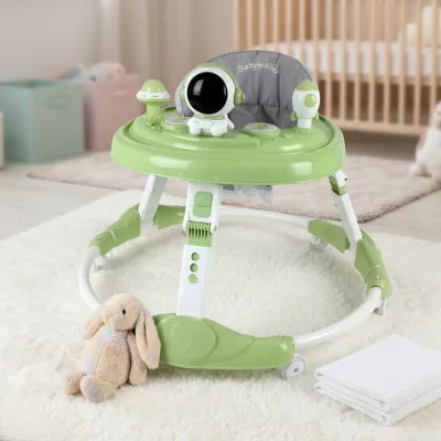 Popular New Born Pretty Walker Folding Sit-To-Stand Learning Walker Kids Multifunctional Walker Baby