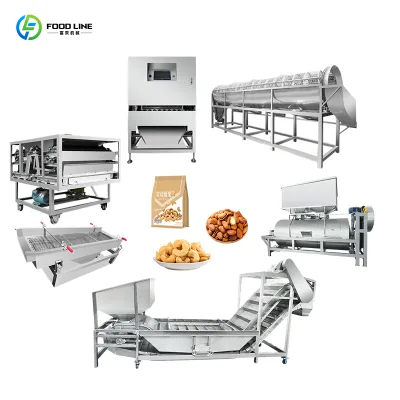 Multi-flavor Adaptable Pecan Processing Machine Seasoning Pecan Production Unit