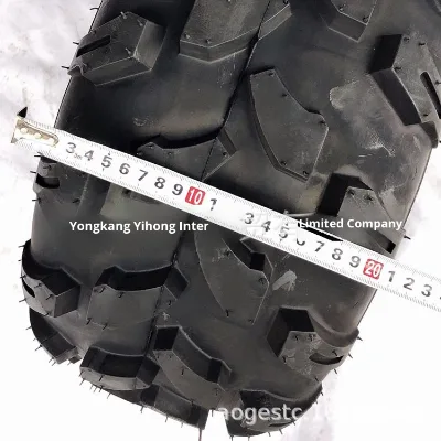 Four-Wheel Go-Kart ATV Accessories Rubber Off-Road 18X 9.5-8inch Thick Tire Rim Assembly