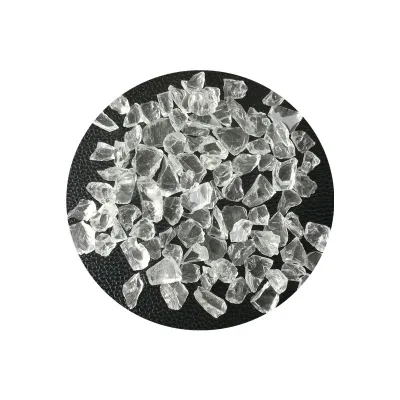 1-3 mm Crushed Crystal Decorative Glass Chips for Engineered Stone