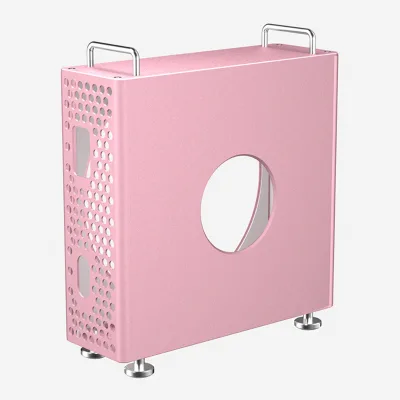 Hot Selling Item Portable Aluminum Alloy Protective Mac Mini M4 Stand for Mac Mini with Silicone Pad