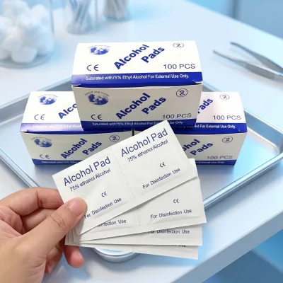 Multi-Functional Alcohol Disinfecting Pads, 70% Concentration, Removes Oil & Dust with One Wipe