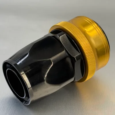 Aluminum AN20 High Polishing Black Gold Straight0 45 90 180 Degree Swivel Adapter Connector Universal Quick Release Fuel Fitting
