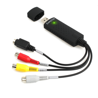 USB2.0 Collector - High Definition Capture of AV Signal Images and Videos - Single-channel AV to USB Video Capture Card