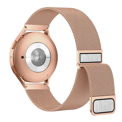 CM Dual Magnet Raised Head Milanese Stainless Steel Watch Band 18 20 22mm Metal Mesh Strap for Samsung Huawei Replacement Band