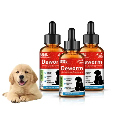 Custom Dog Deworming Herbal Liquid Black Walnut Cleanses & Removes Protect the Pet's Body for Outdoor