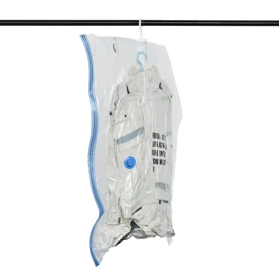New Dustproof And Moistureproof Side Pull Suspension Vacuum Bag Clothes Hanging Storage Electric Vacuum Compression Bags