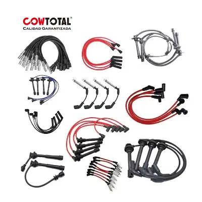 Auto Engine Silicone Spark Plug Wire Set Ignition Coil Cable for Toyota Nissan Hyundai KIA Mitsubishi Mazda Ford Chevy Chevrolet