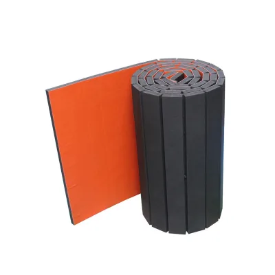 Factory Supply Eco-Friendly Customized Logo BJJ Wrestling Roll Tatami Mat PVC XPE Foam Unisex
