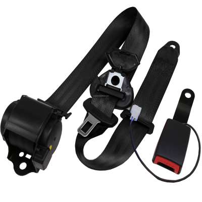 Blue Strap Seat Belt Alarm System ELR 3 Point Car Seatbelt  Auto Seat Belt Sensor
