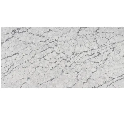 Premium Natural Quartz Big Slab Raw Surface Engineered Panels Used Kitchen Countertops Bath Vanity Tops Table Top Flooring Wall