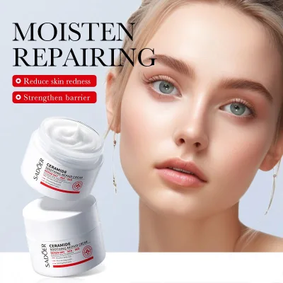 OEM SADOER Luxury Skincare Ceramide Hydrating Moisturizing Soothing Repairing Cream for Sensitive Skin