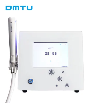 Freeze Cryolipolisis Machine Ice Blue Light Therapy Hair Curling Treatment Cold Iron Hair