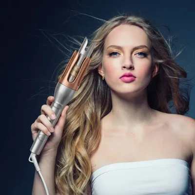 Latest Fashion Auto Rotating Hair Curler Anti-Tangle Fast Heat up Hair Waver for Home Hair Salon Travel Curler