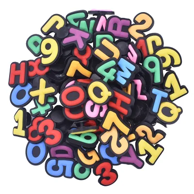 Colorful Alphabet Shoe Charms Shoe Decoration Wristband Accessories