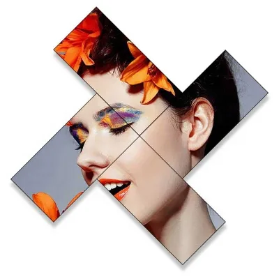 Asianda LCD Display 49inch 55inch Indoor Irregular LCD Screen Advertising Player 4x4 2x2 Ultra Slim LCD Splicing ScreenDisplay