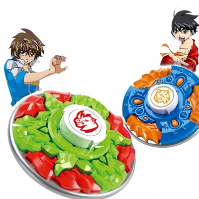 New Style Frenzy Battle Soul Spinning Big Free-for-All Plastic Sounding for Double-Sided Pull-Rope Set 0-24 Months Boys