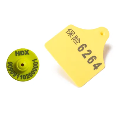 Factory Priced ISO11784/11785 Low Frequency HDX Ear Tag Cows RFID Ear Tag