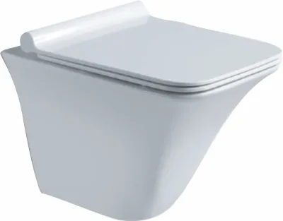 Ceramic Wall-Hung Toilet Bathroom Sanitary Ware with P-Trap Wash down Feature