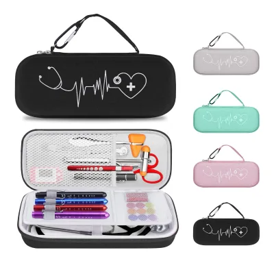 OEM Custom EVA Hard Protective Stethoscopes Carrying Case Travel Medical Tool Case Bag